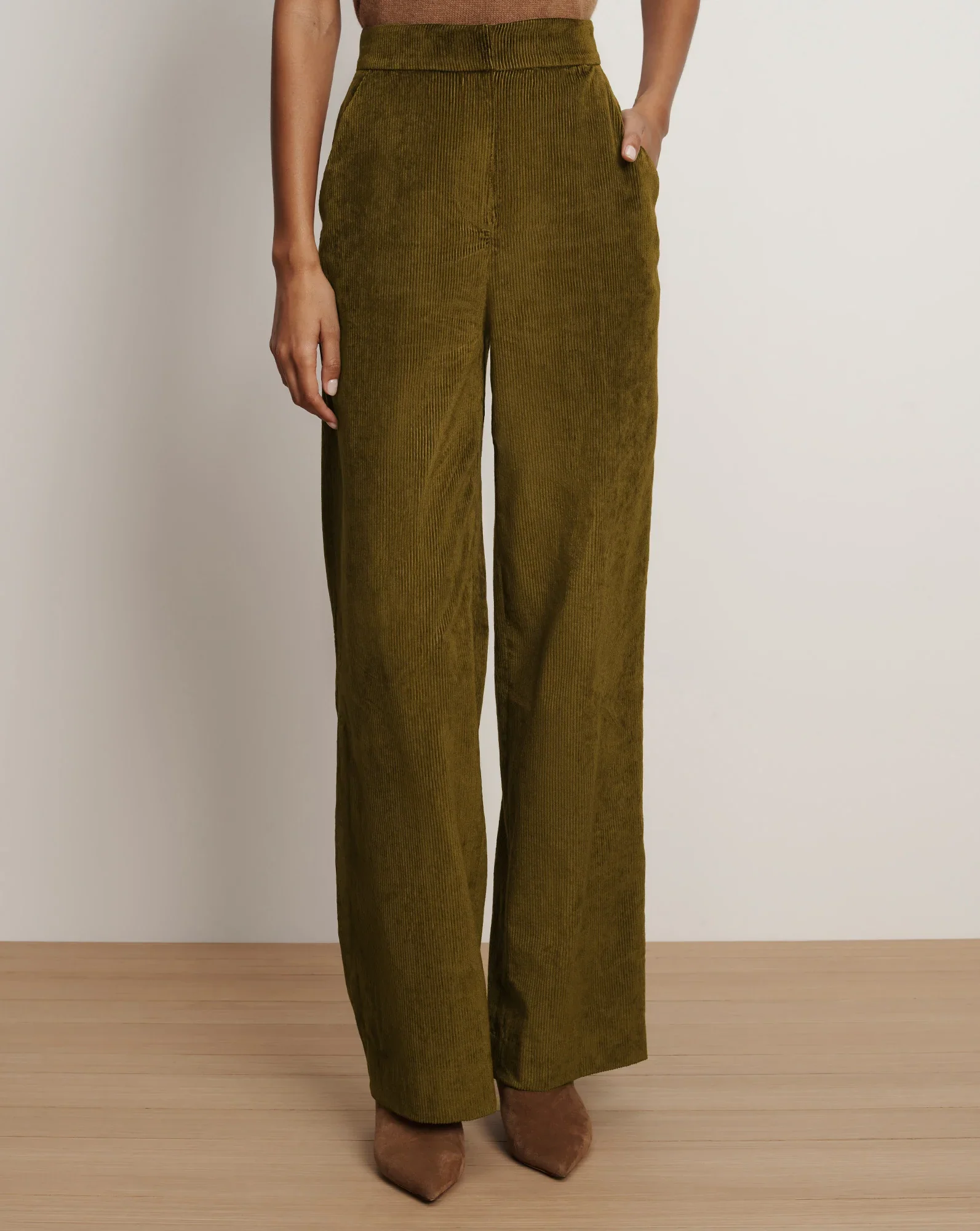 Grigore Corduroy Wide-Leg Pant