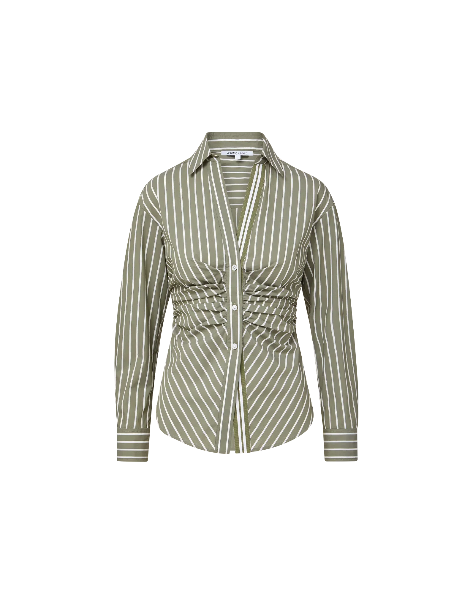 Devra Striped Button-Down Shirt