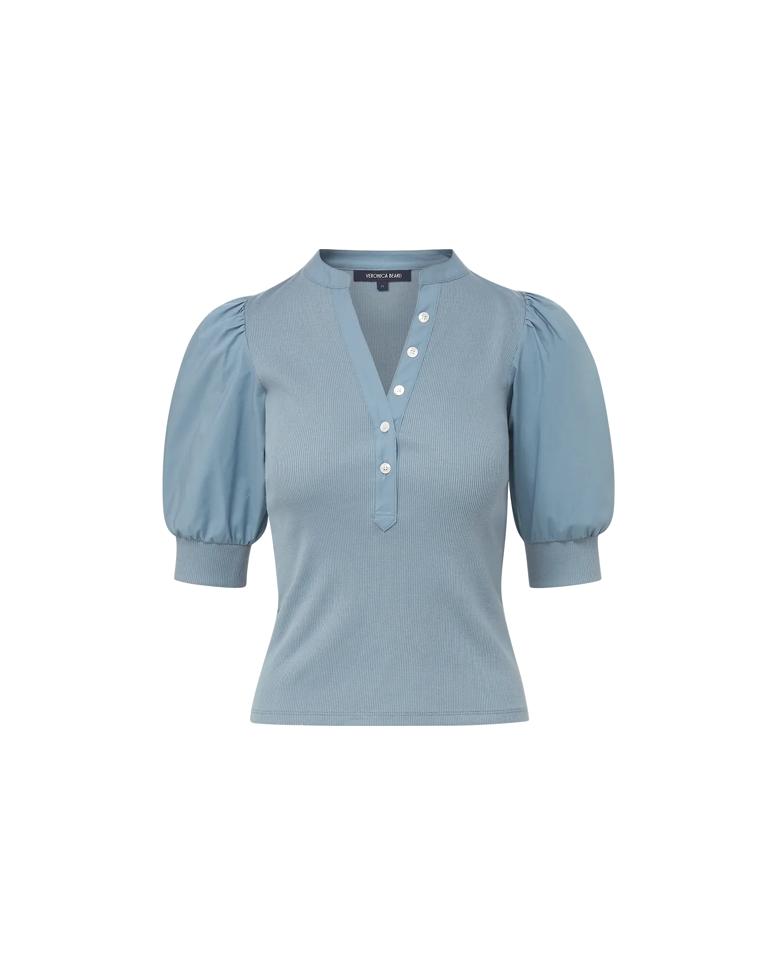 Coralee Puff-Sleeve Top