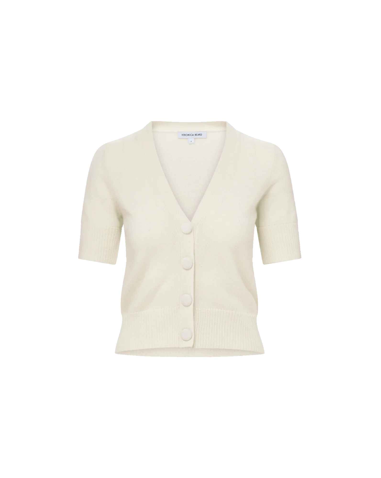 Solene Short Sleeve Cashmere Cardigan