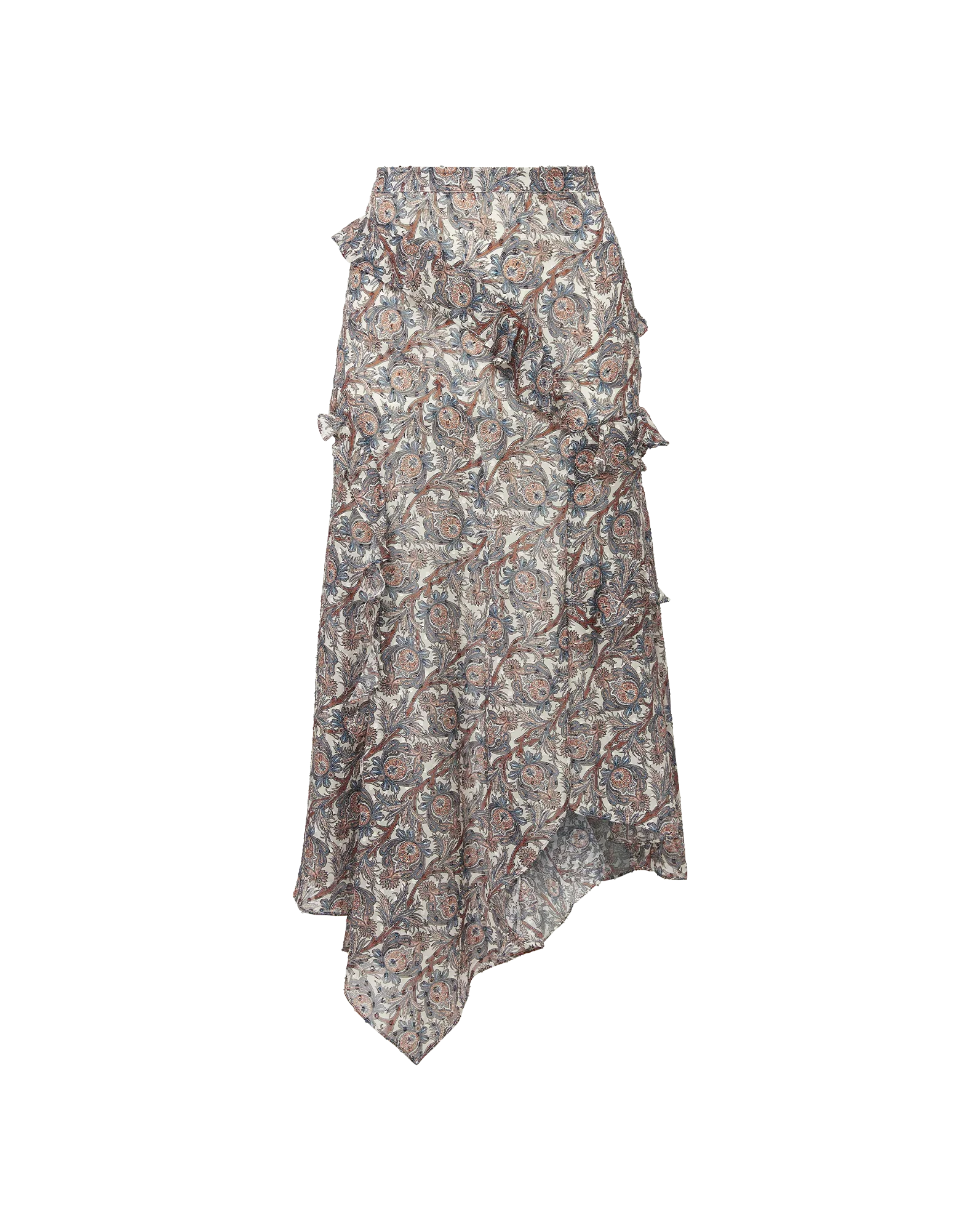Eleonora Silk Midi Skirt