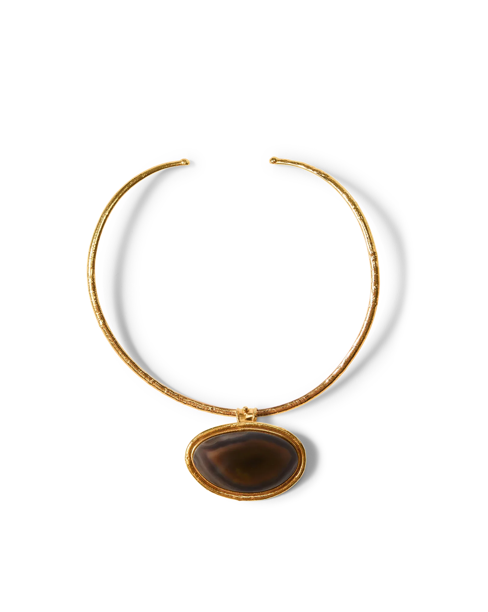 Dakota Brown Agate Necklace