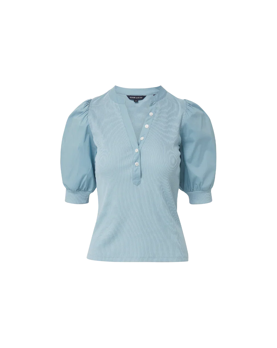 Coralee Puff-Sleeve Tee