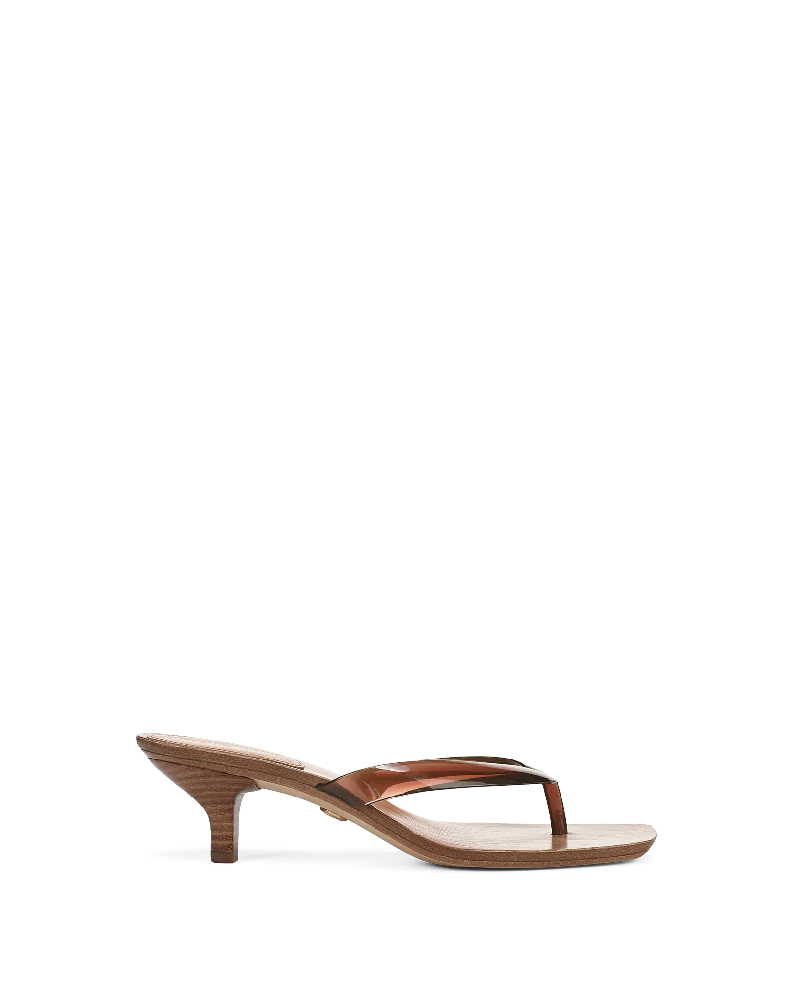 Clea Jelly Kitten-Heel Sandal