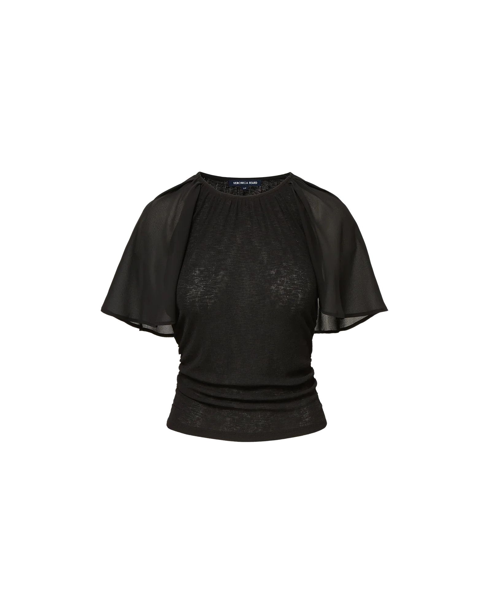 Arisa Chiffon-Sleeve T-Shirt