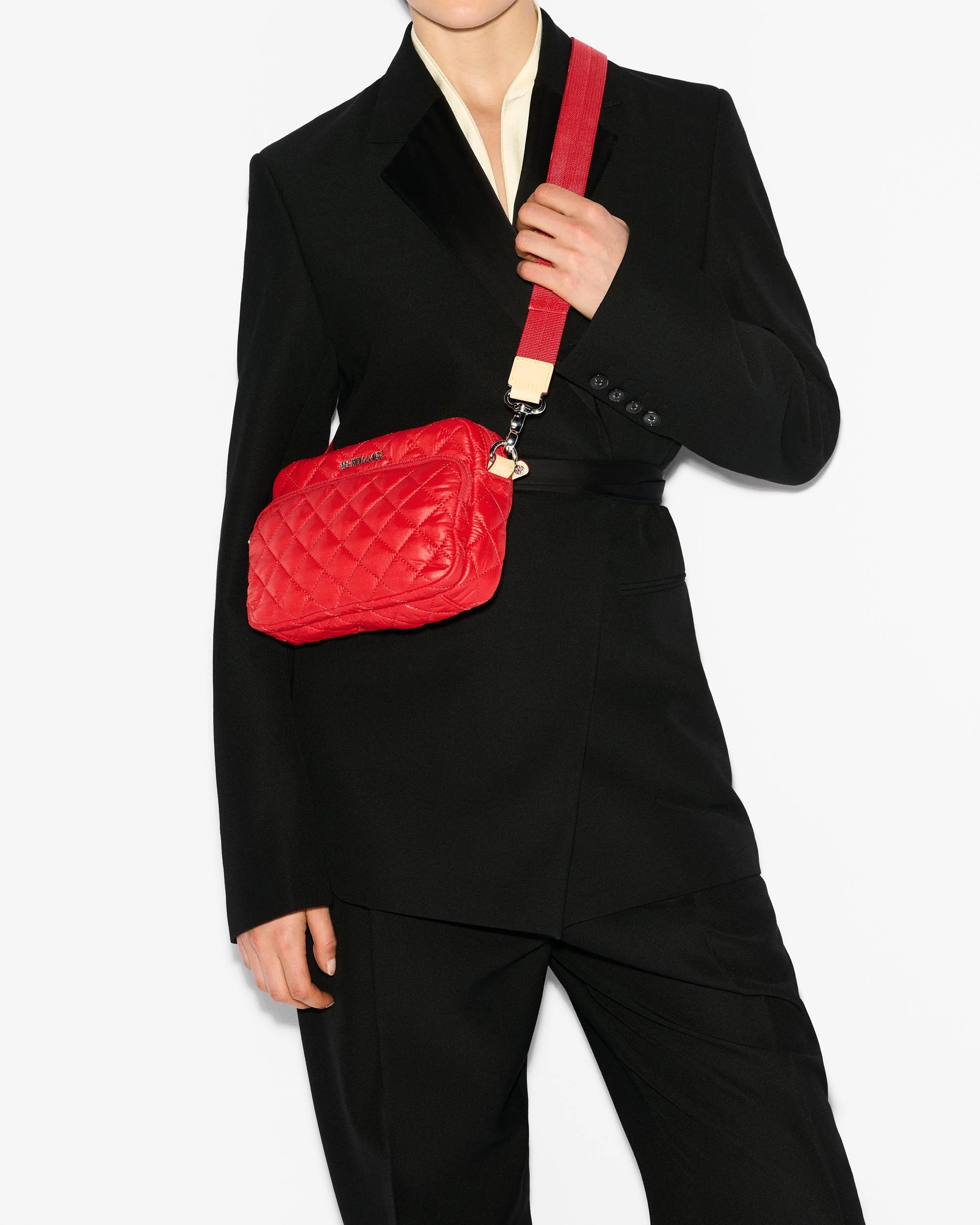 Bright Cherry Small Metro Camera Bag