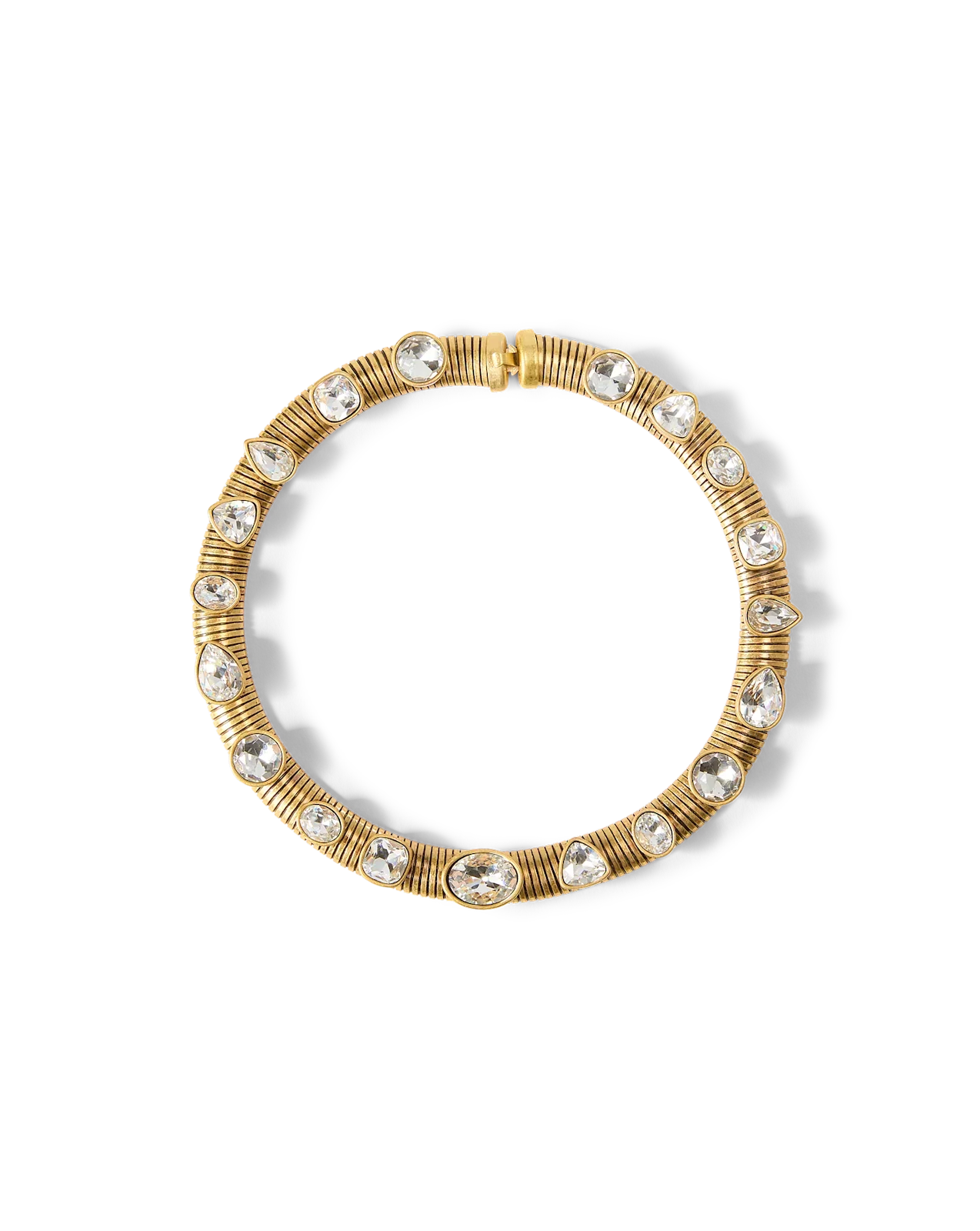 Crystal Tubogas Collar Necklace