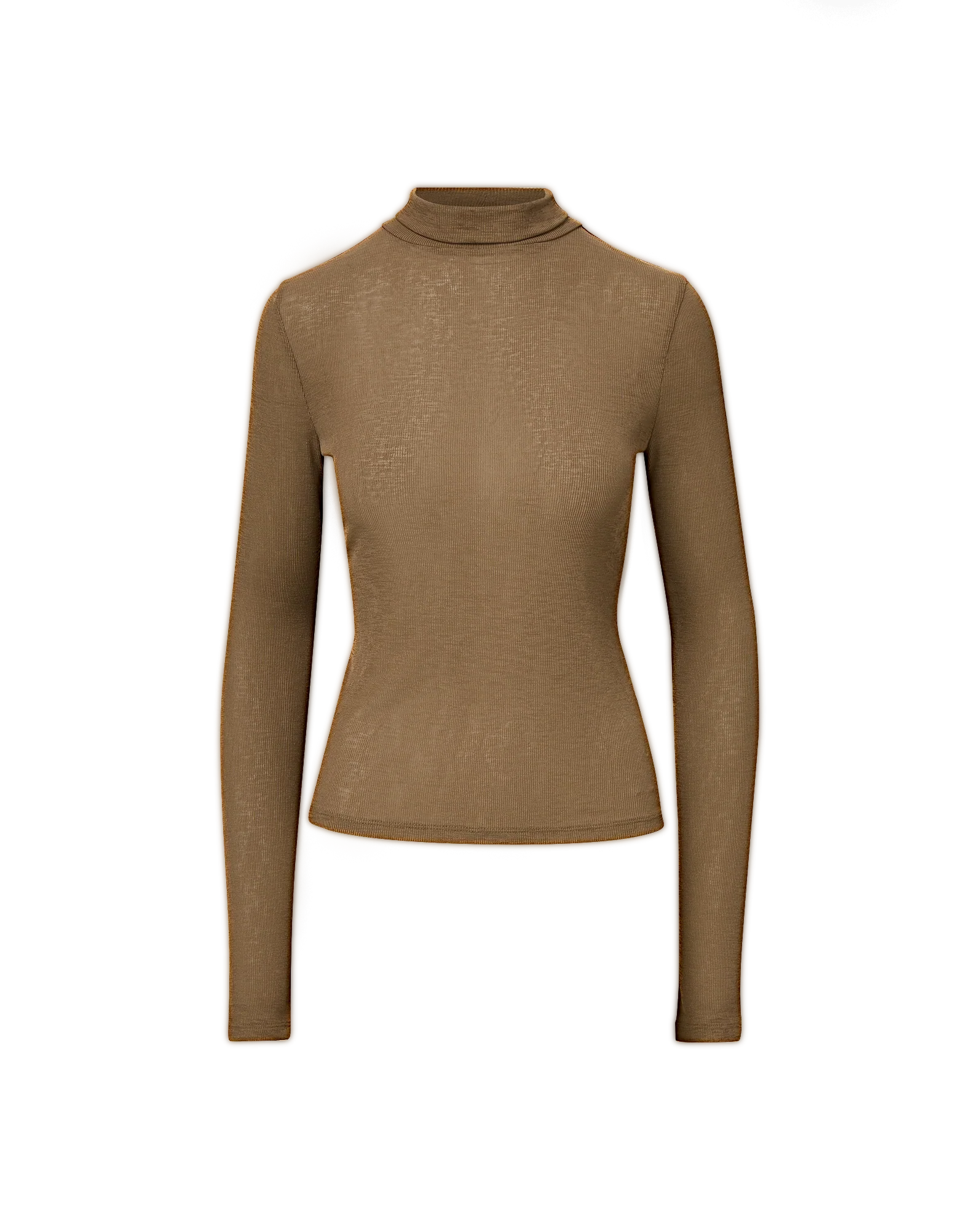 Wyeth Ribbed Turtleneck Top