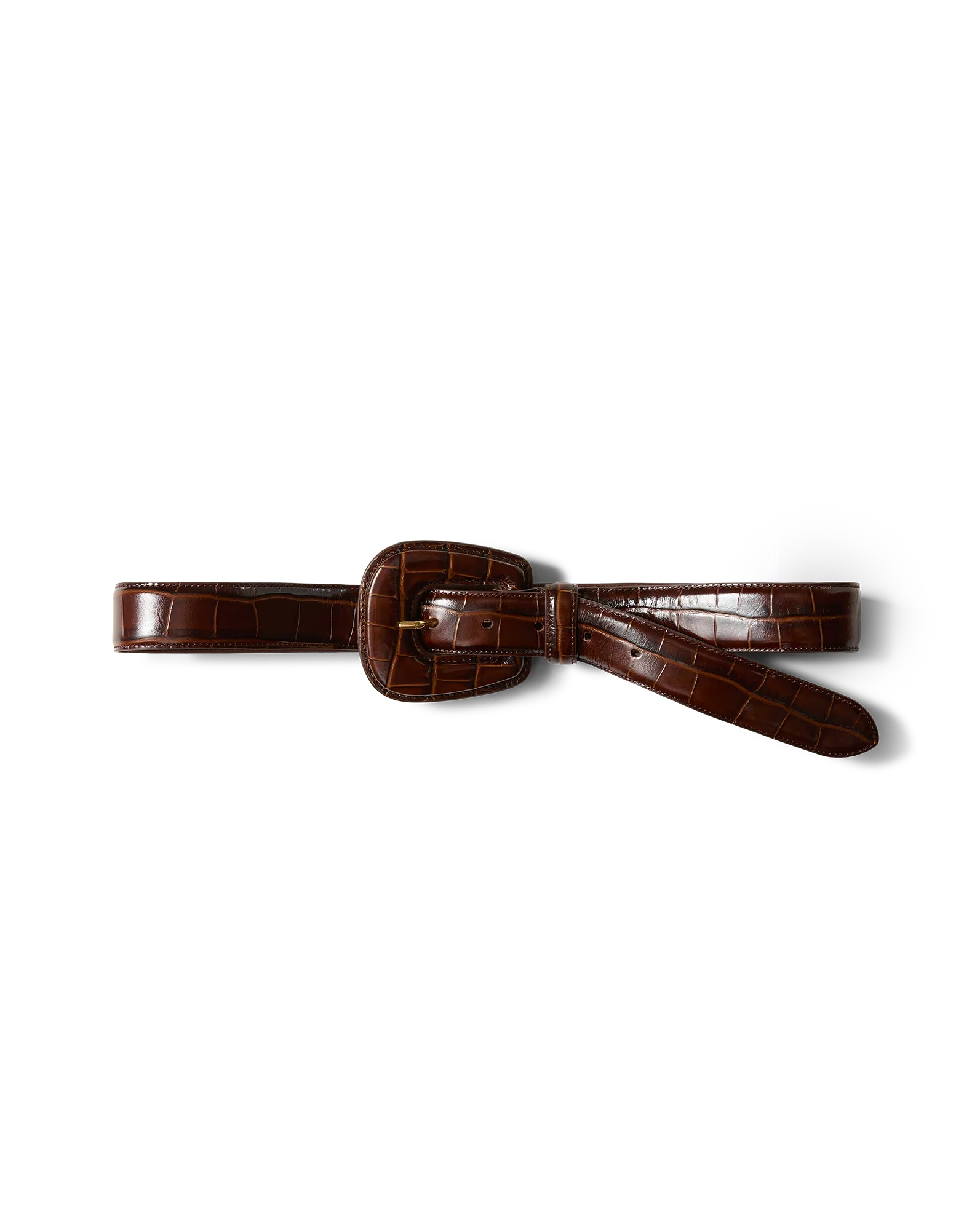 Elsy Leather-Buckle Belt