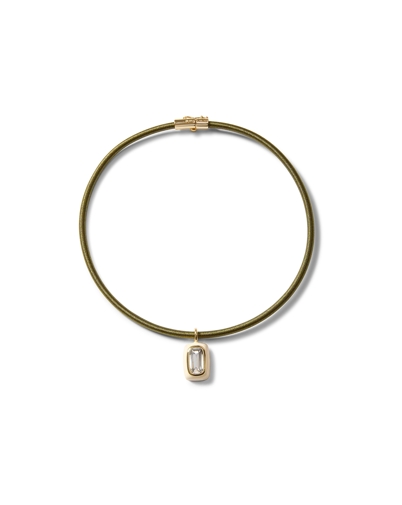 Army Cord Pendant Necklace