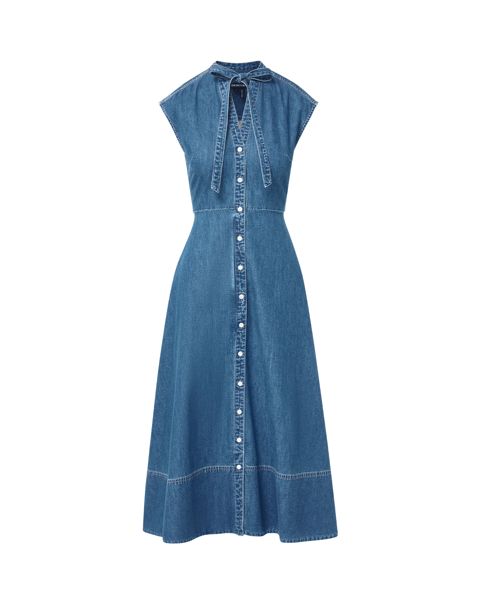 Honora Denim Midi Shirtdress