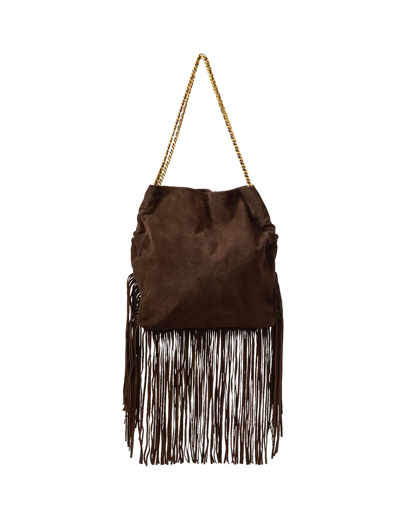 Large Fringe Veronica Beard Slouch Bag