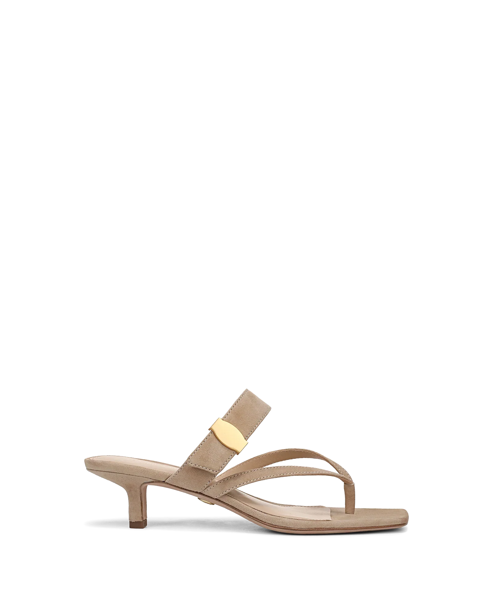 Salva Dash Kitten-Heel Sandal