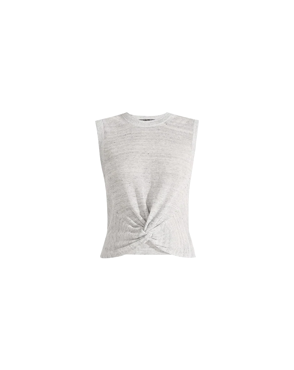 Kellen Twist-Front Sweater