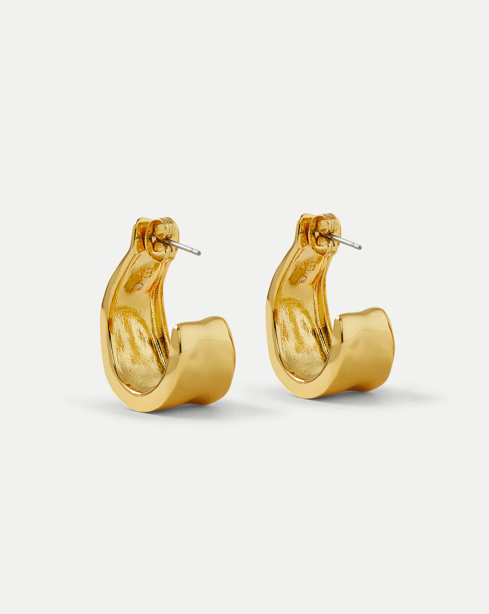 Molten Gold Ribbon Hoop