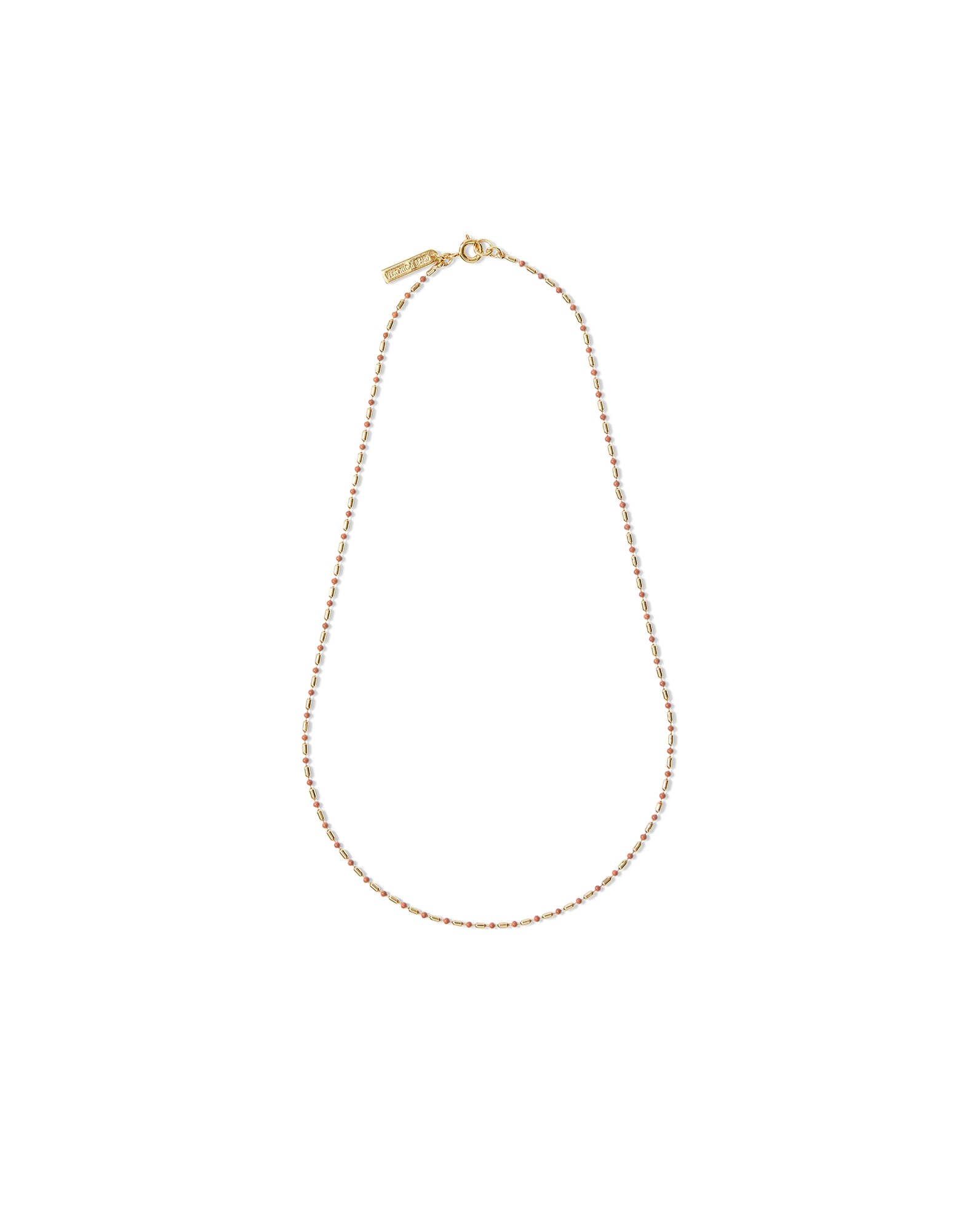 Enamel Bead Chain Necklace
