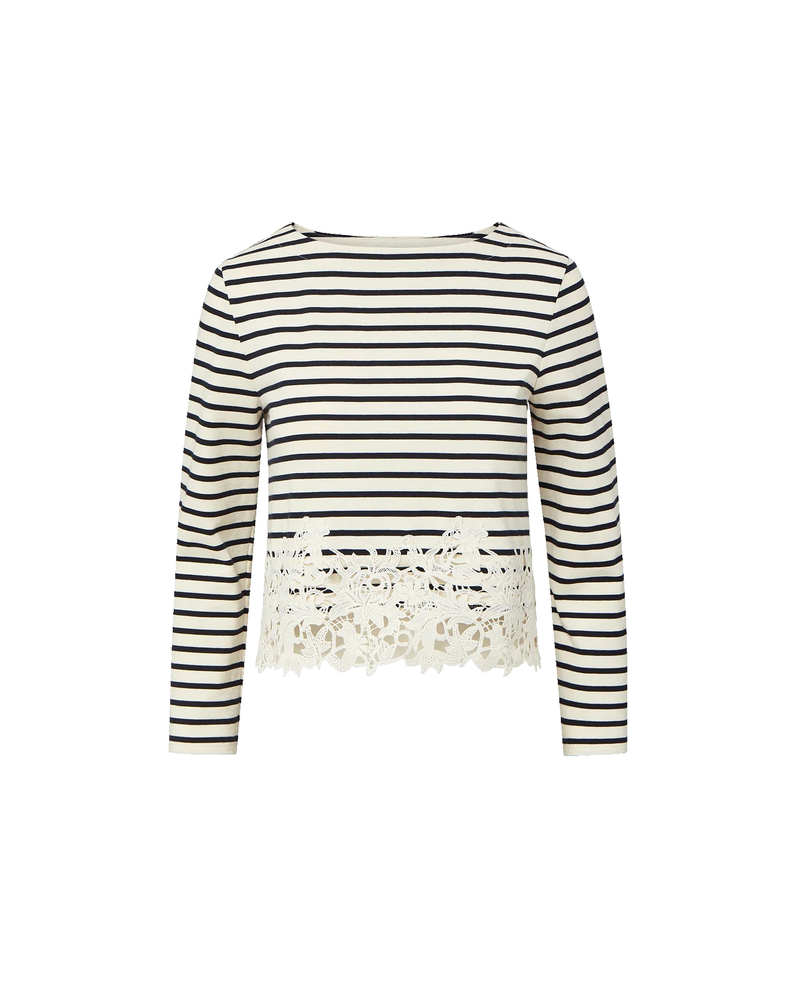 Hovey Striped Lace T-Shirt