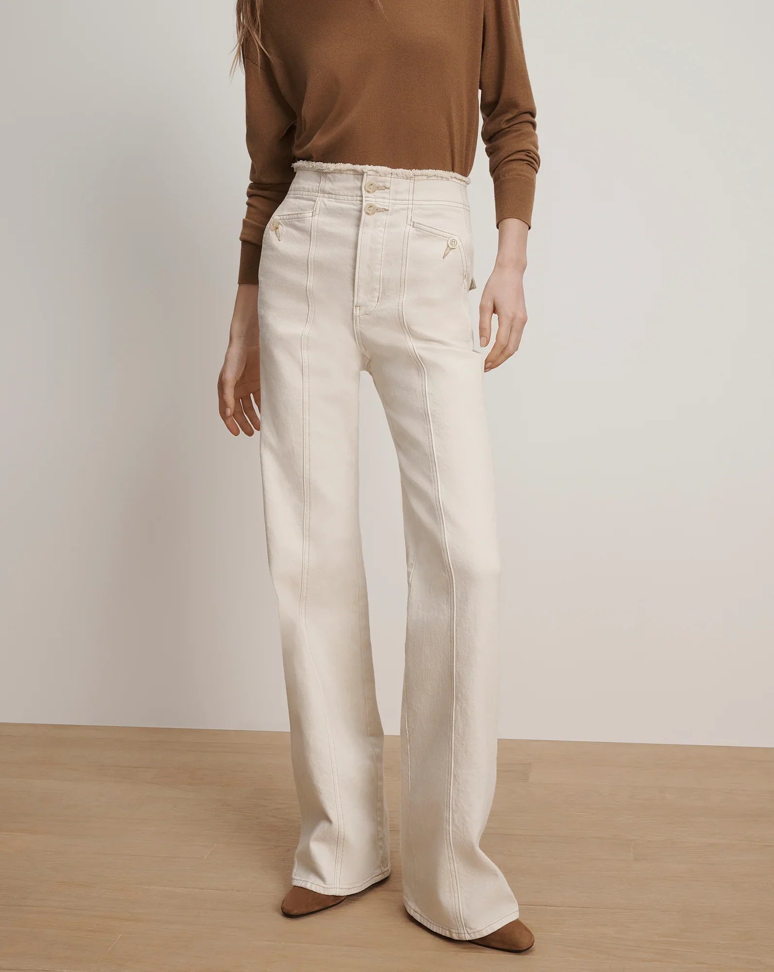 Crosbie Slim Wide-Leg Jean