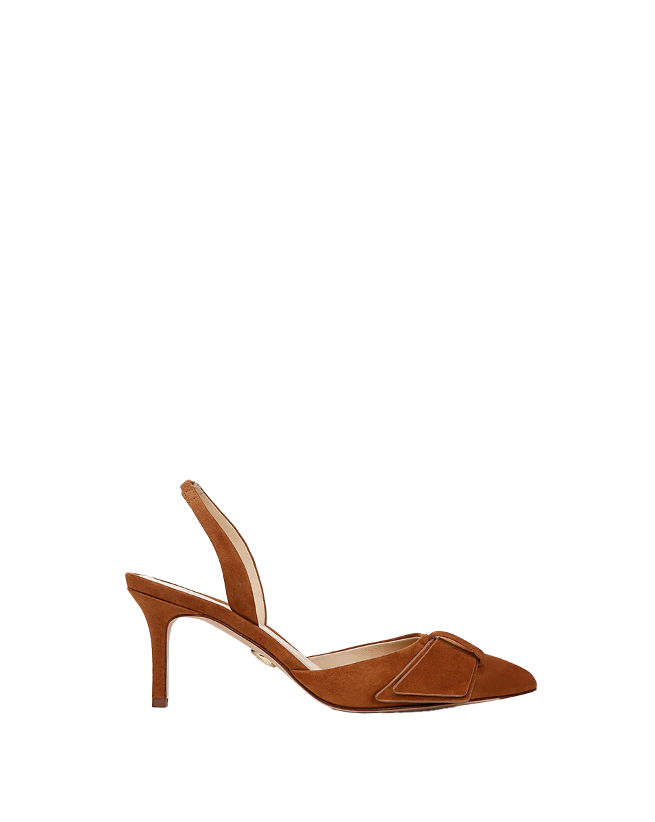 Lisbeth Suede Slingback Pump