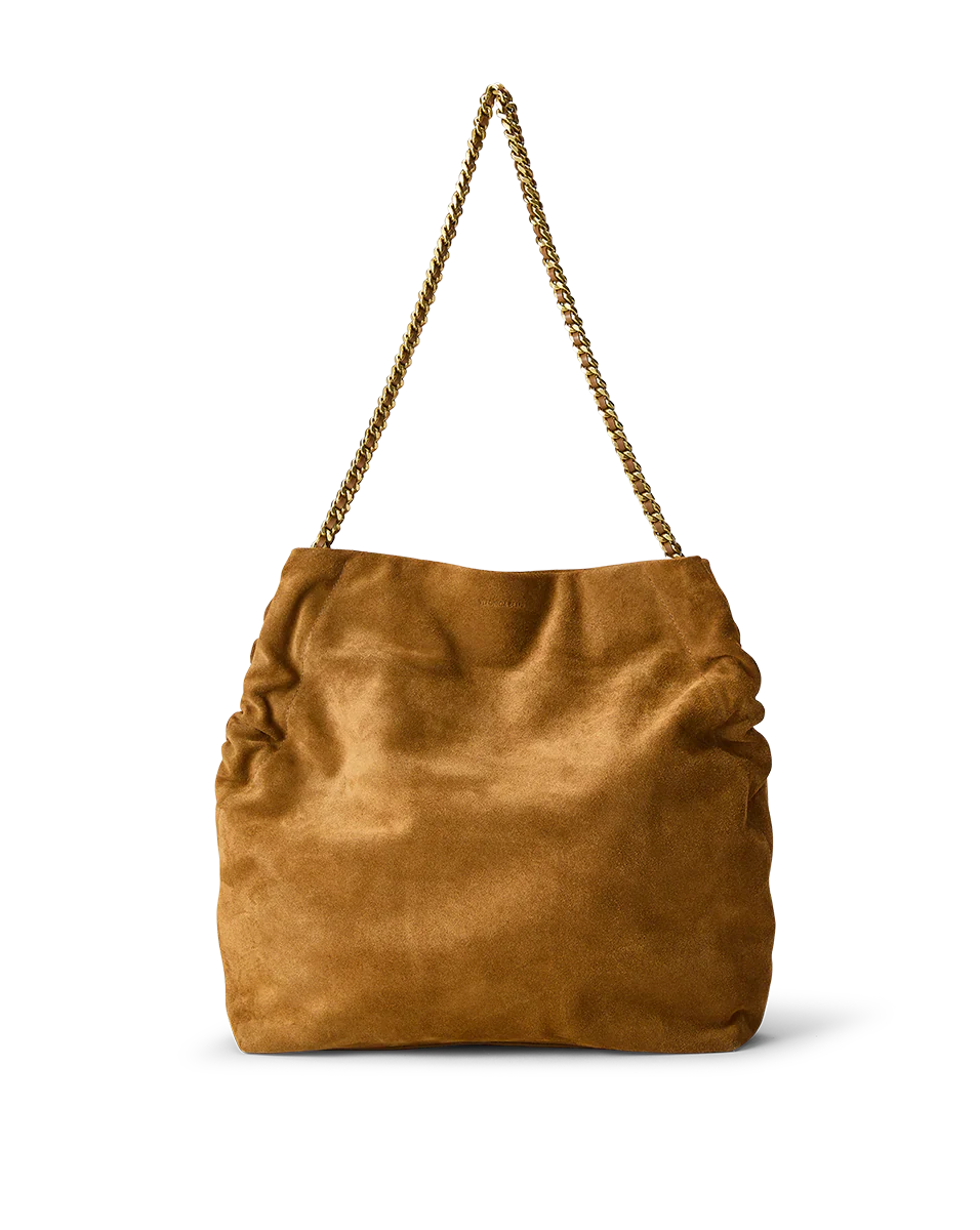 Veronica Beard Suede Slouch Bag