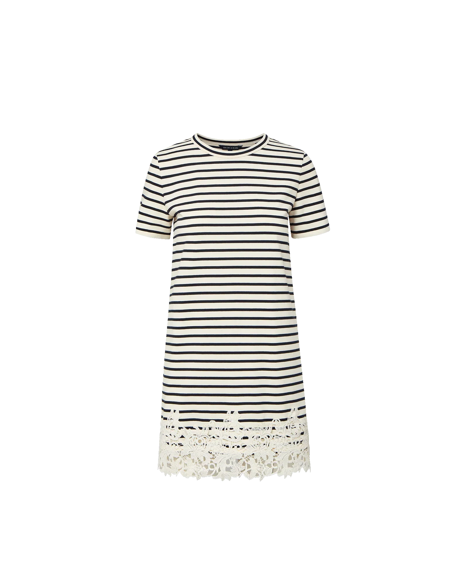 Rhue Striped Lace Mini Dress