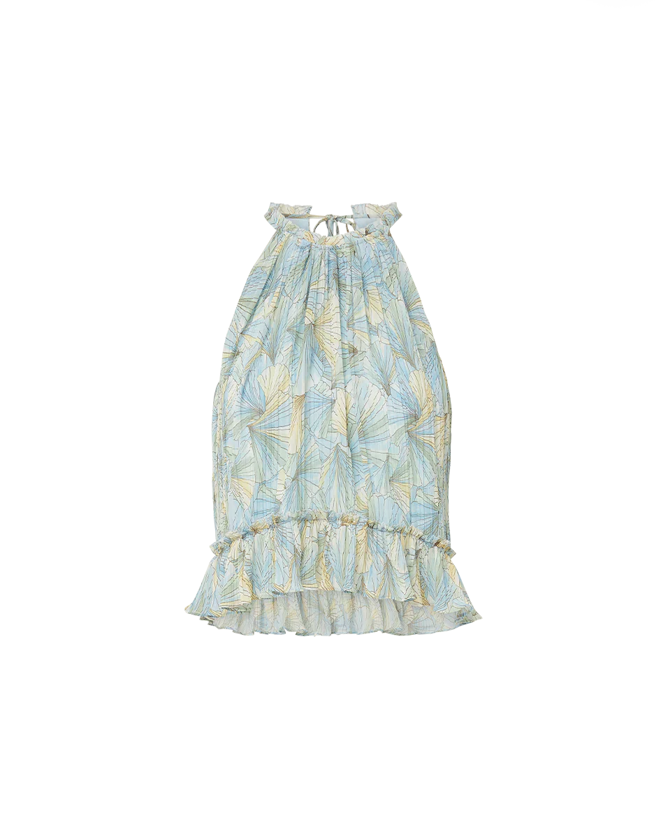 Renee Pleated Halter Top