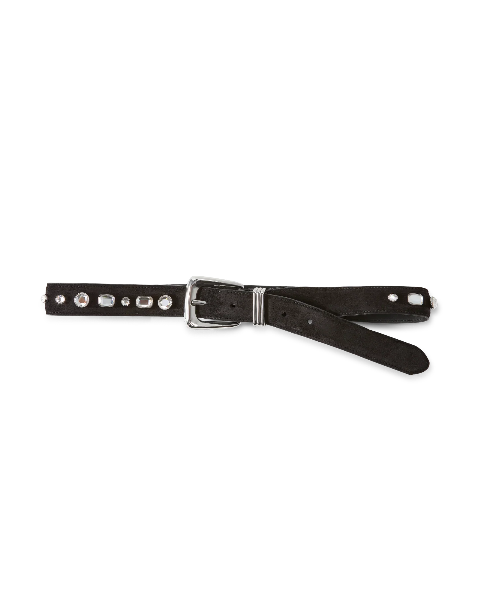 Arch Suede Embellished Belt