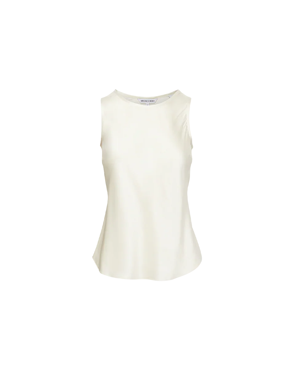 Sabrina Stretch-Silk Tank