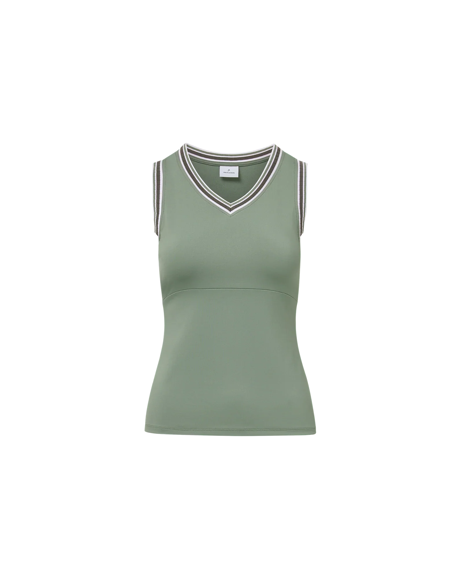 Spin Striped-Trim Tank Top