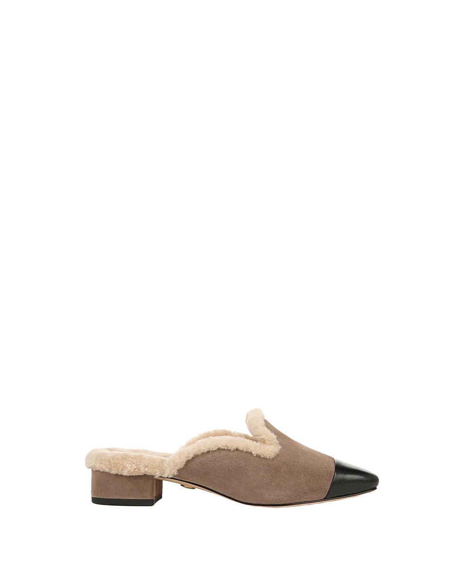 Cecile Shearling Mule