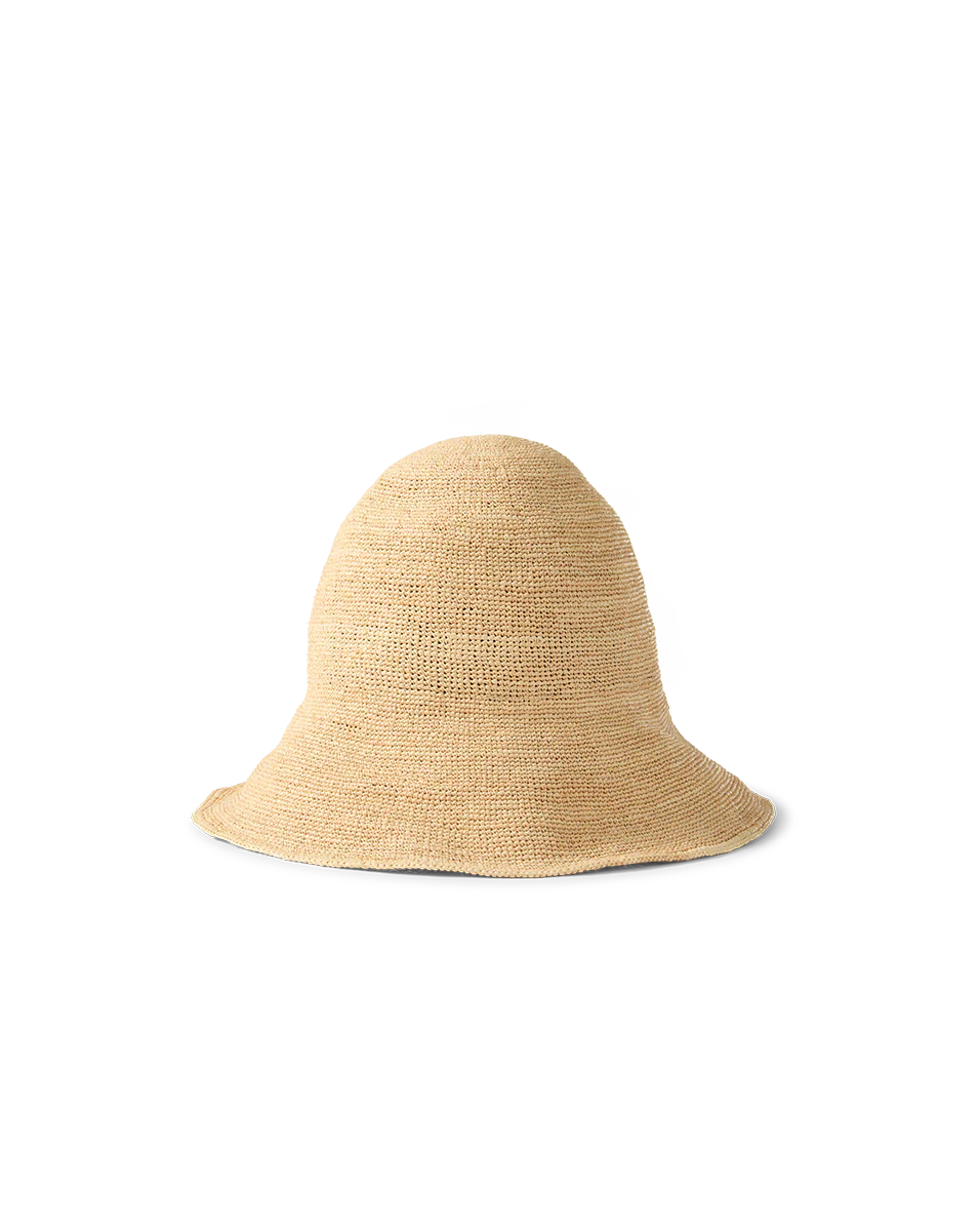 Teagan Raffia Straw Bucket Hat