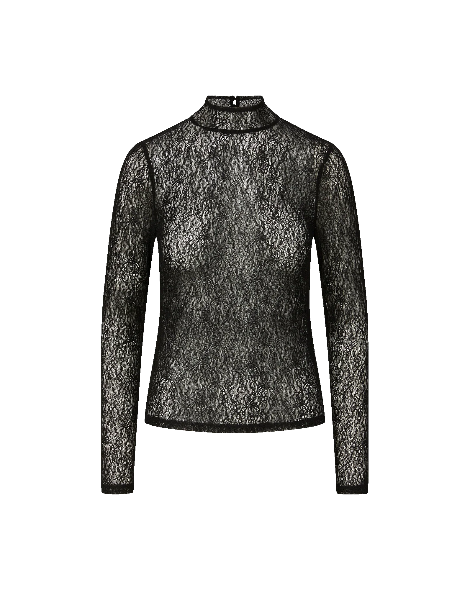 Nate Lace Mock-Neck Top
