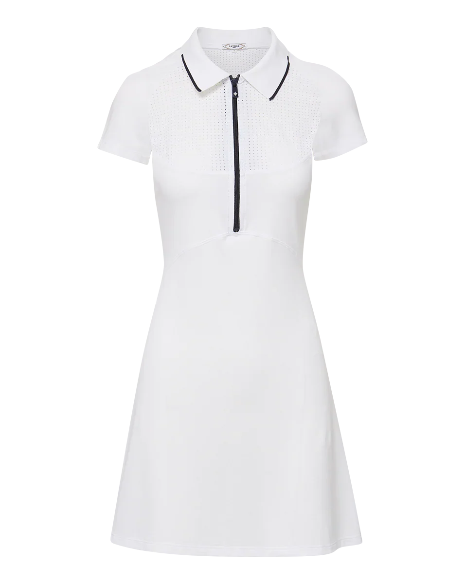 Performance Mesh Polo Dress