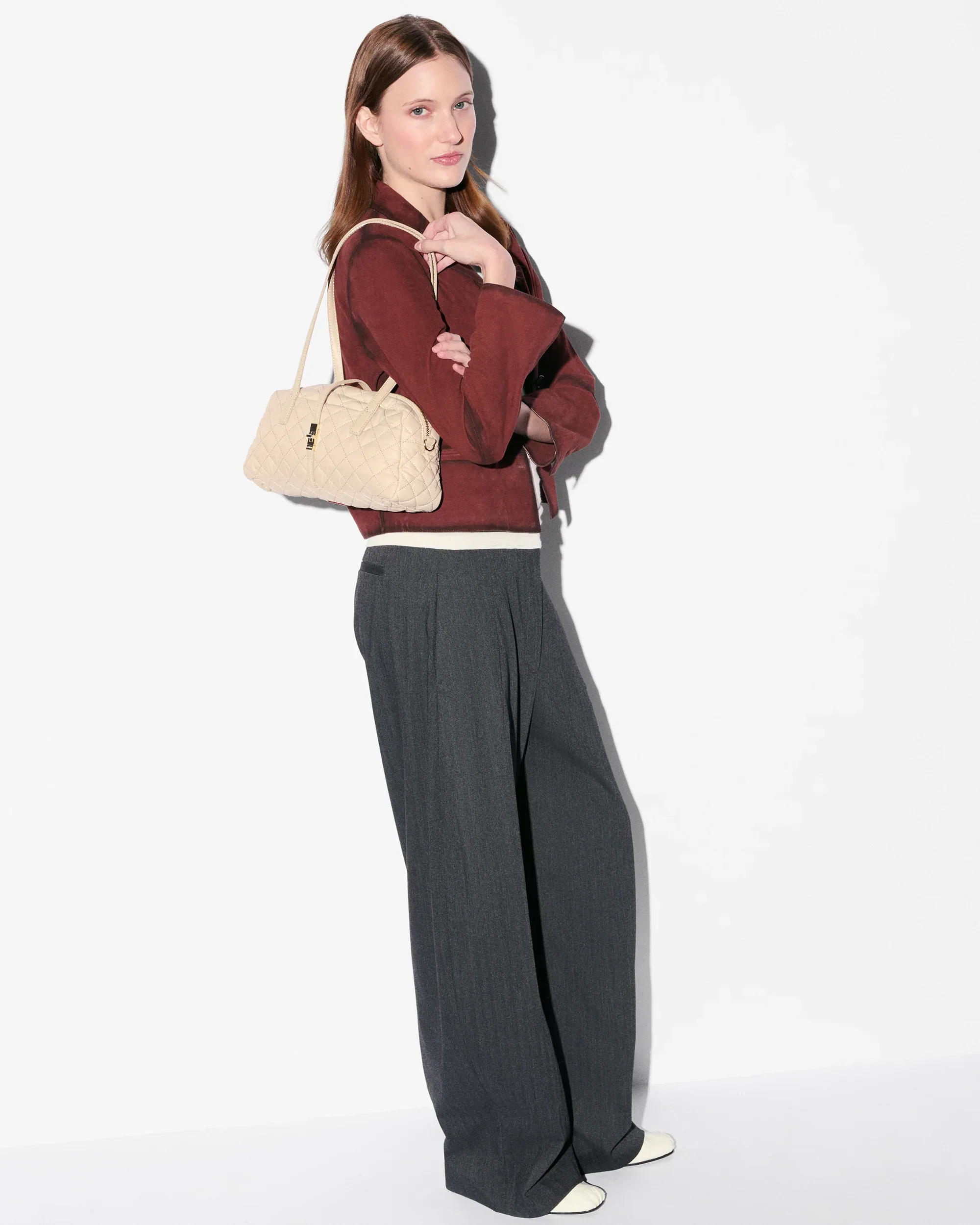 Buff Small Astor Satchel