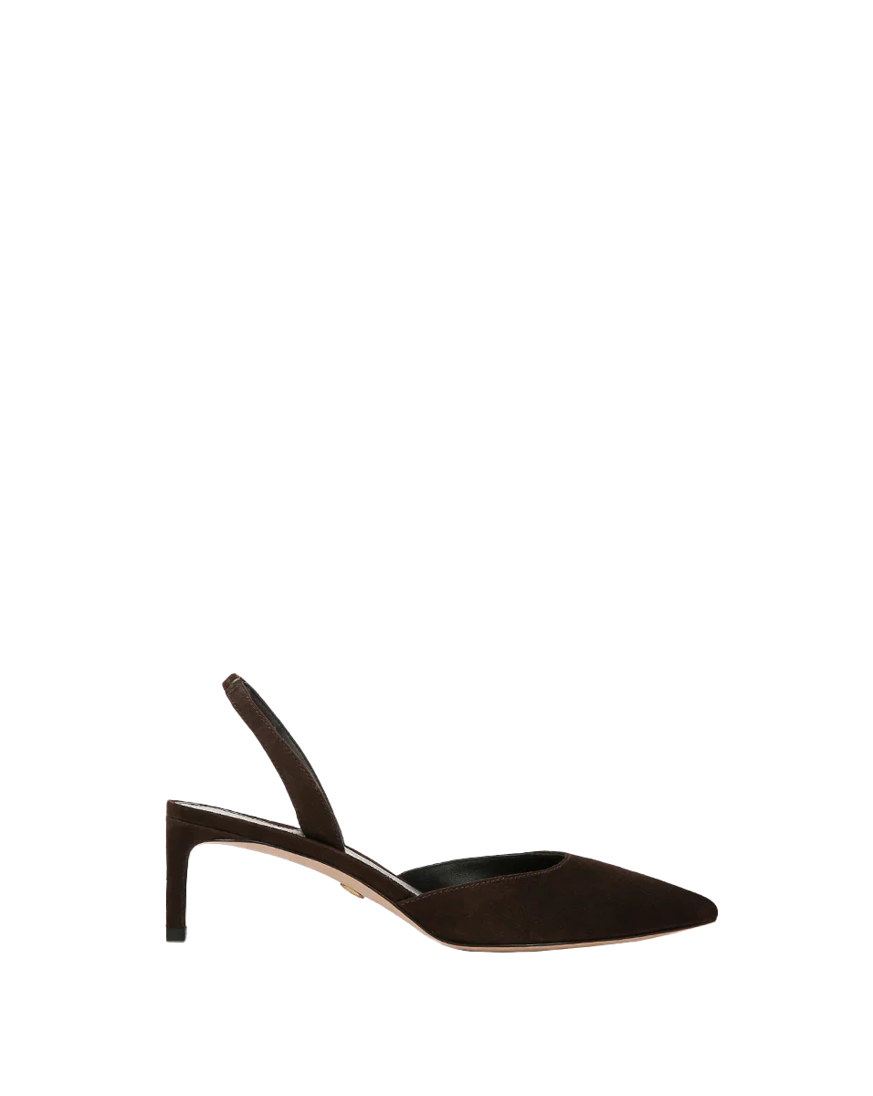 Caroline Suede Slingback Pump