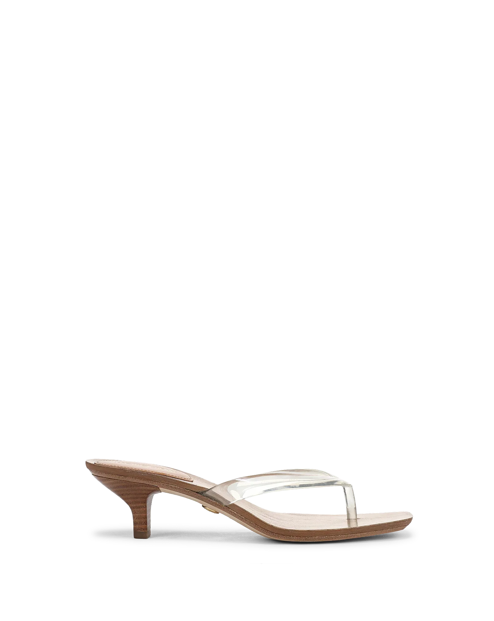 Clea Jelly Kitten-Heel Sandal