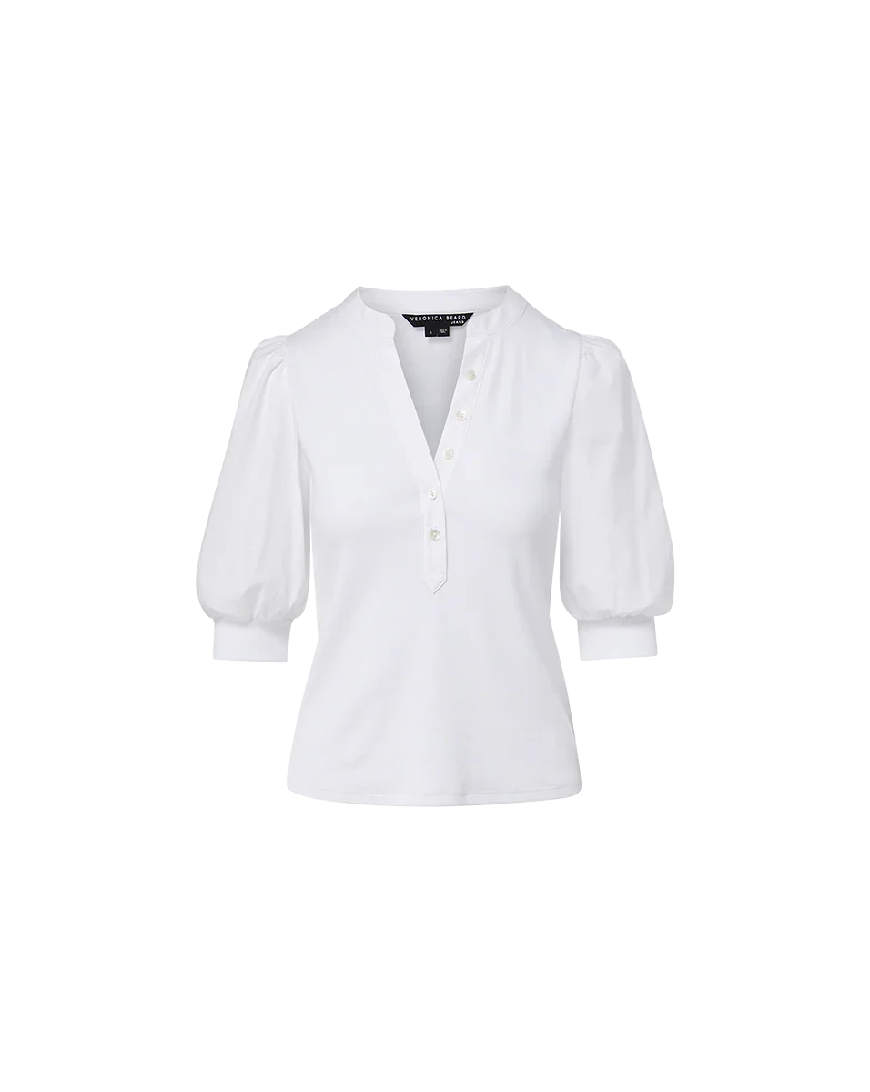 Coralee Puff-Sleeve Top