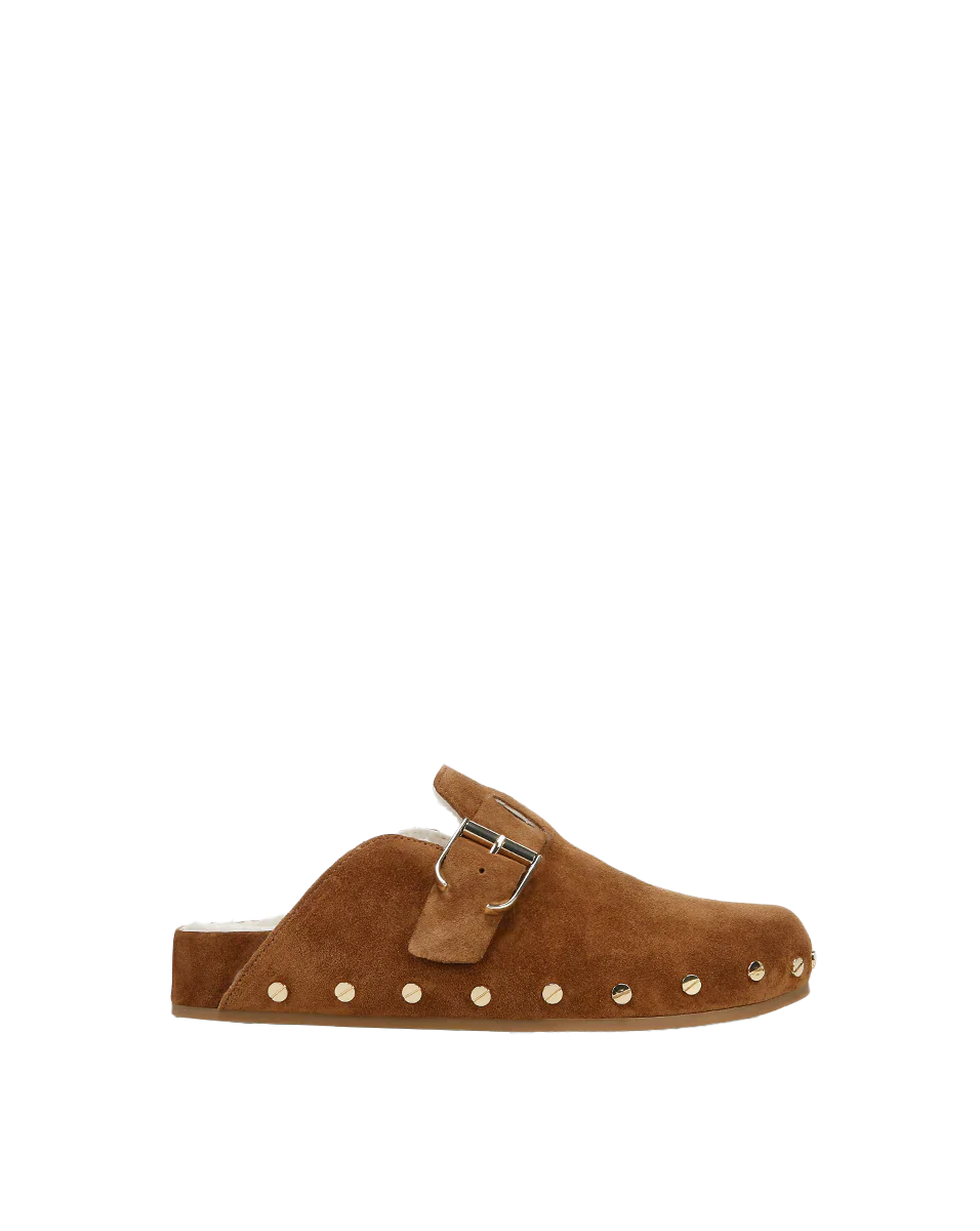Fern Shearling Clog