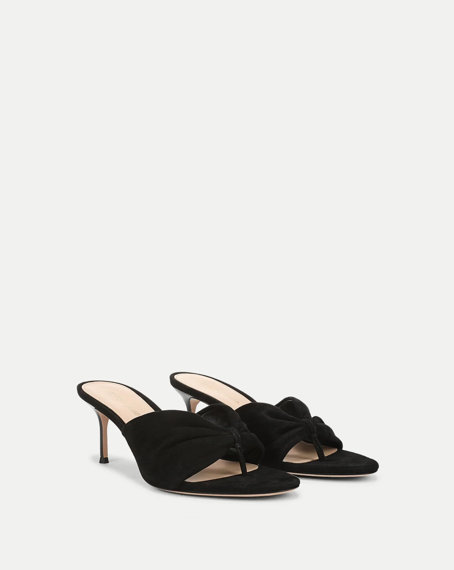 Tullia Suede Mid-Heel Sandal