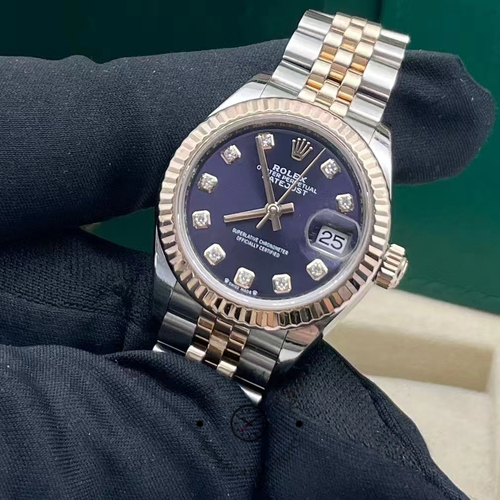 Rolex Datejust 28 Oystersteel and rose gold m279171 0015