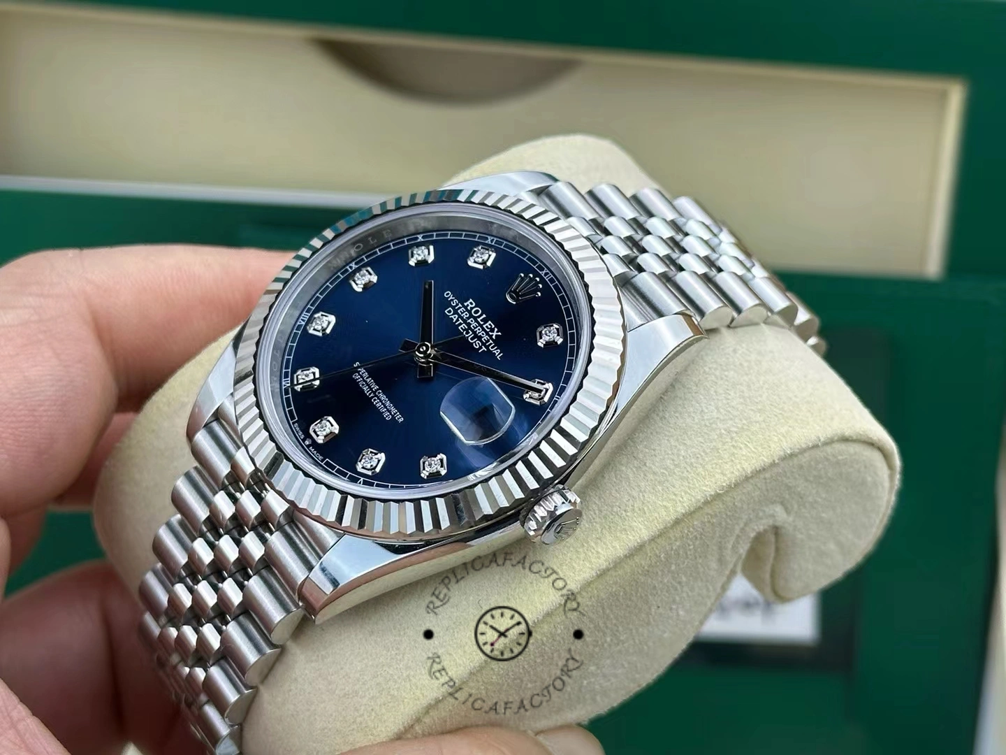 Rolex Datejust 41 Oro Blanco Esfera Azul 126334 0016