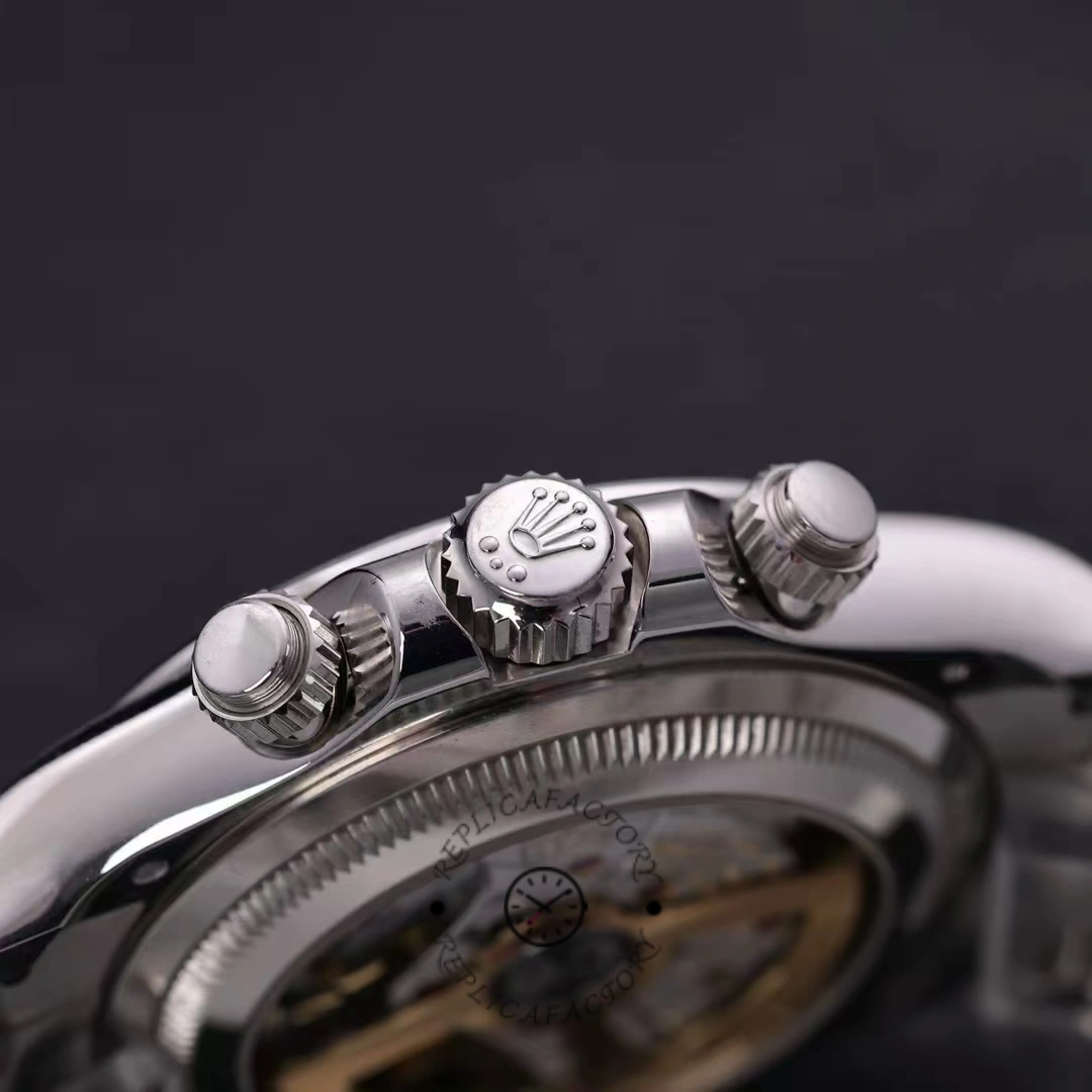 Rolex Platinum Cosmograph Daytona Ice Blue Ice Blue Diamond Baguette Mark 126506 0002