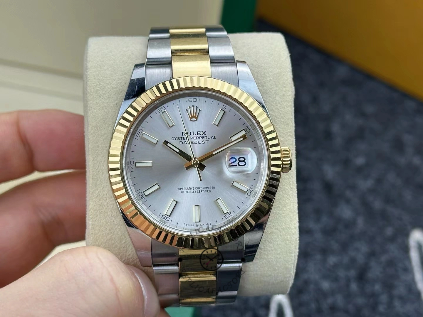 Rolex Datejust 41 Oystersteel, silver dial M126333 0001