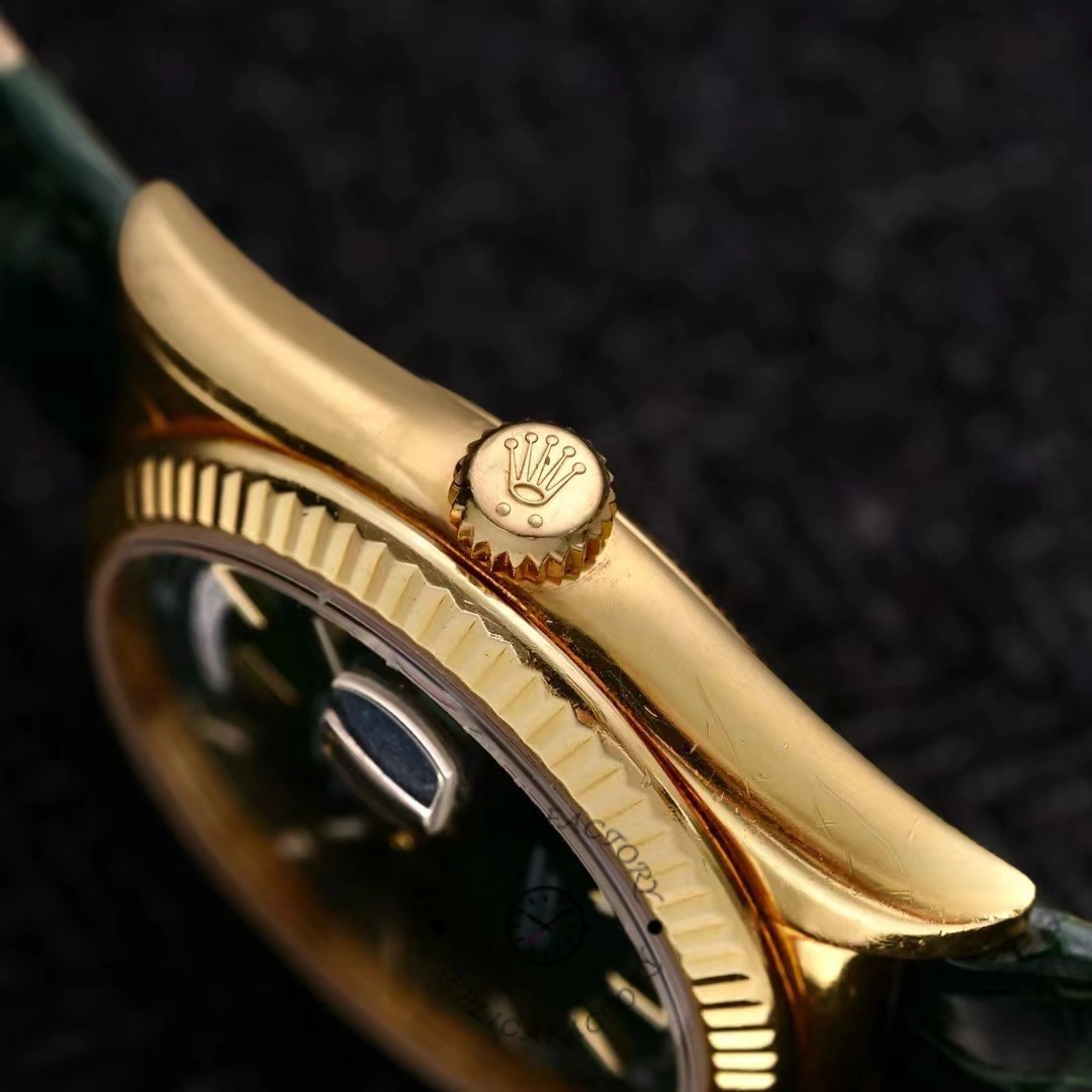 Rolex Day Date 36 Green Dial 18k Solid Yellow Gold 118138 0003