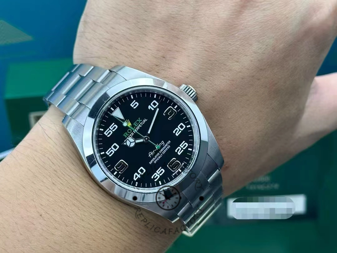 Rolex Air-King stainless steel with Arabic dial black 116900